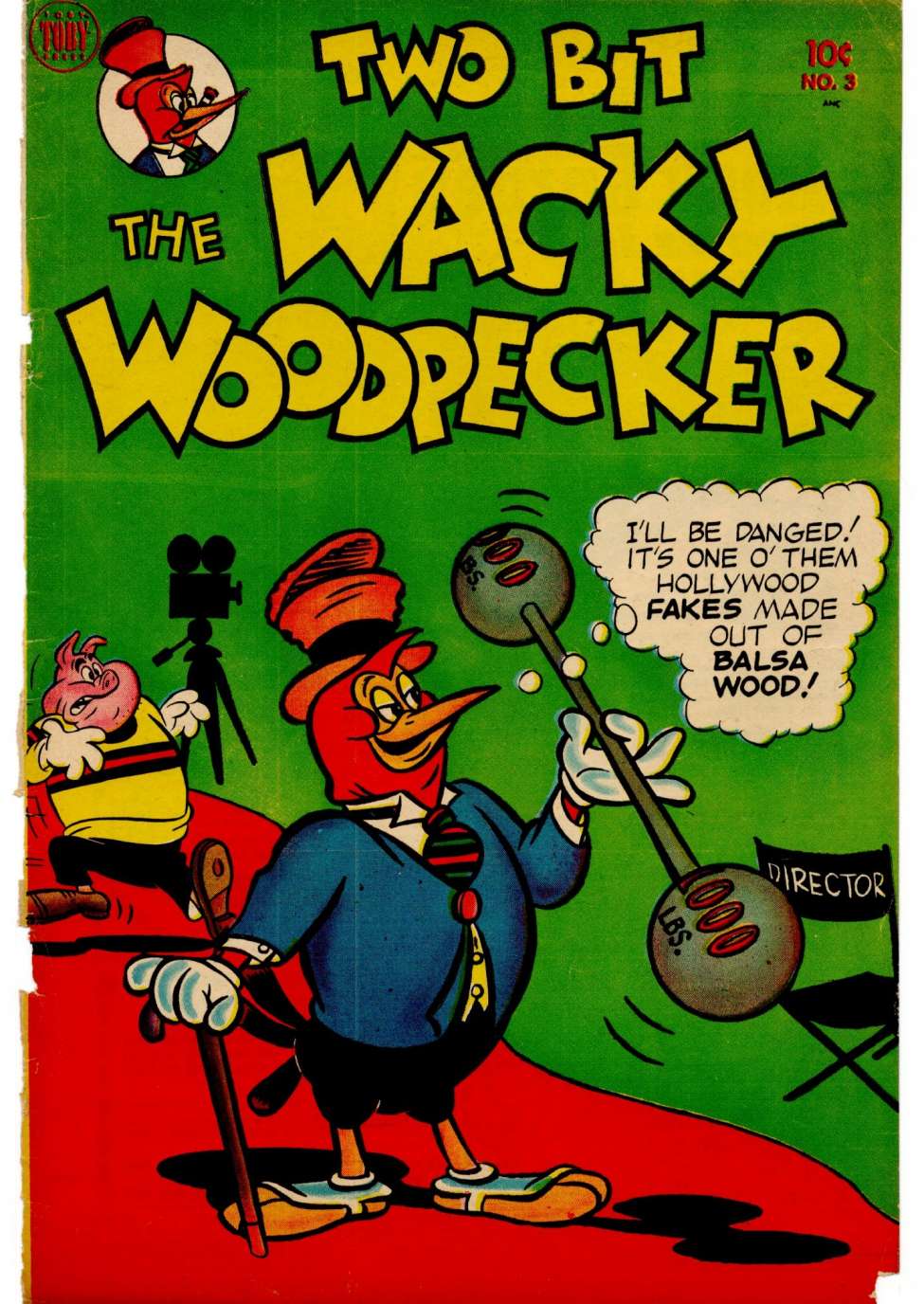Comic Book Cover For Two-Bit The Wacky Woodpecker 3