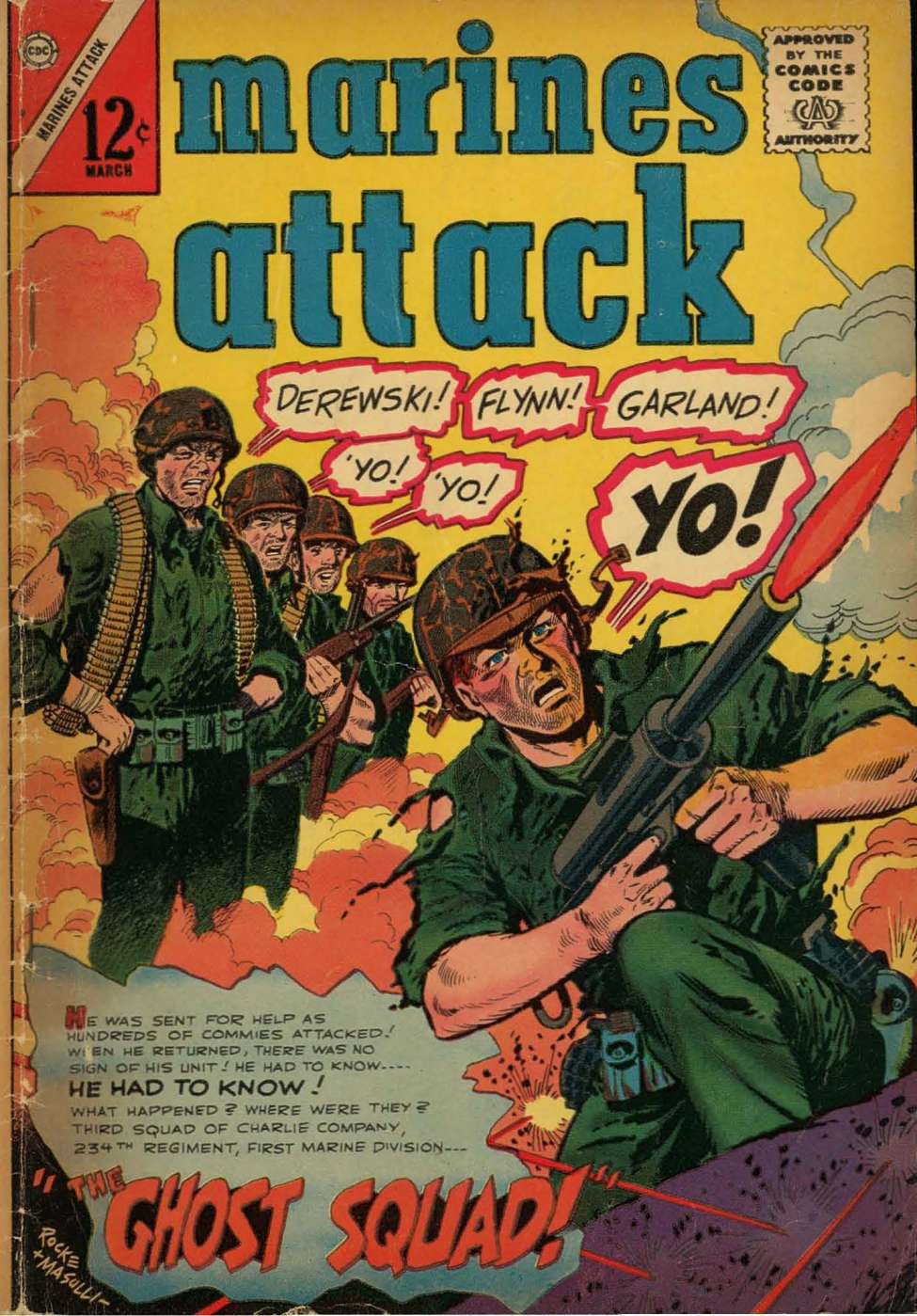 Marines Attack 9 (Charlton) - Comic Book Plus