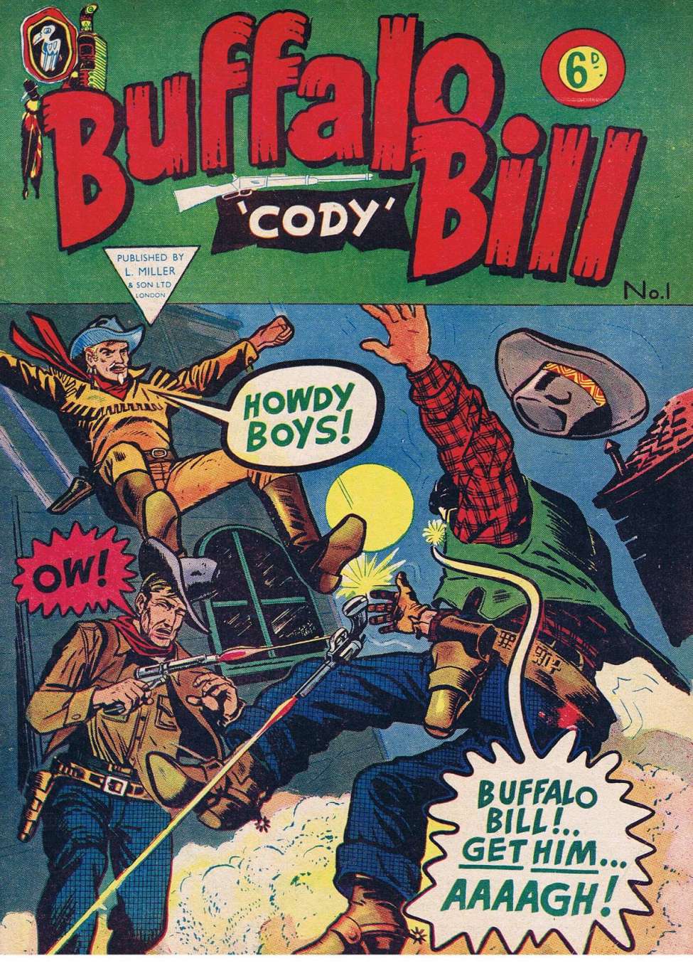 Comic Book Cover For Buffalo Bill Cody 1