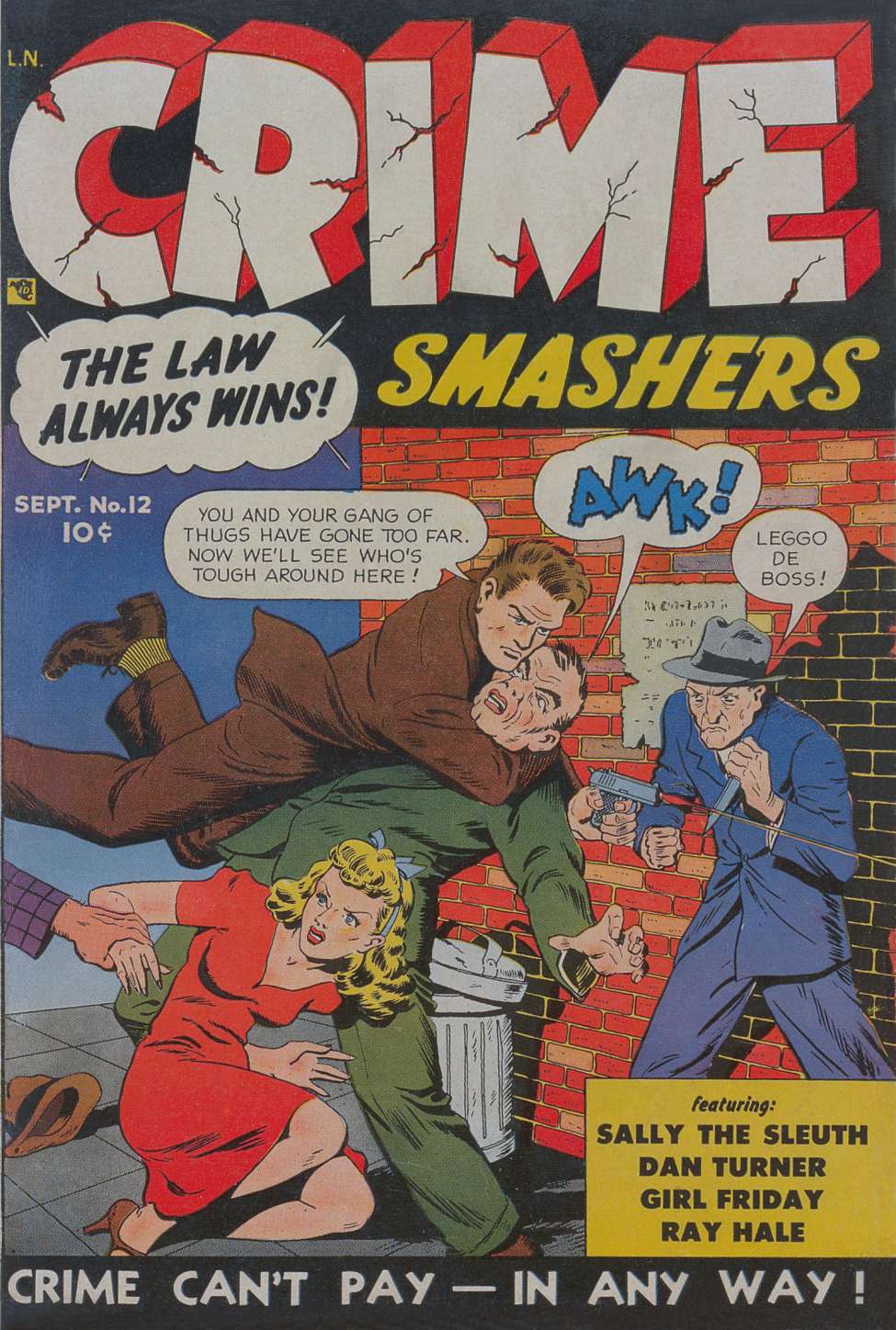 Comic Book Cover For Crime Smashers 12 - Version 1