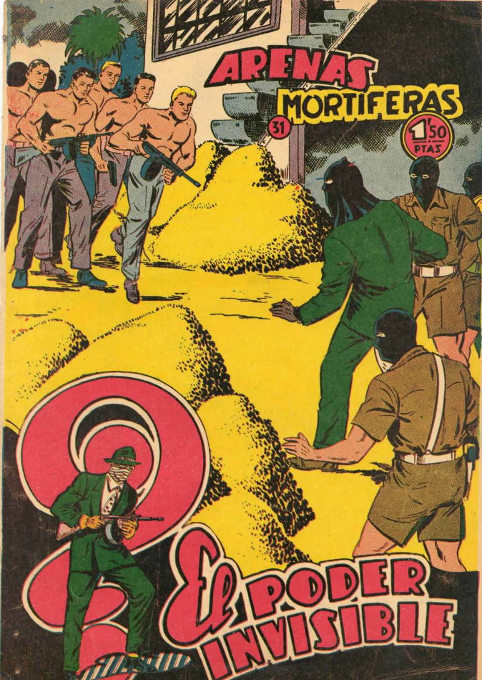 Comic Book Cover For El Poder Invisible 31 - Arenas mortíferas