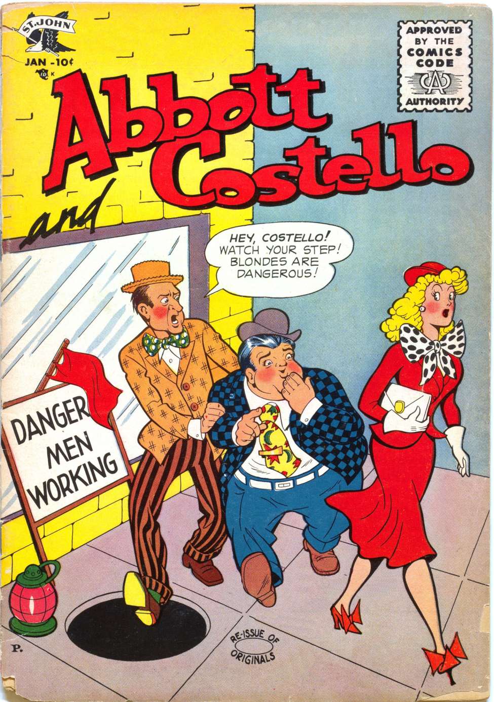 Comic Book Cover For Abbott and Costello Comics 35