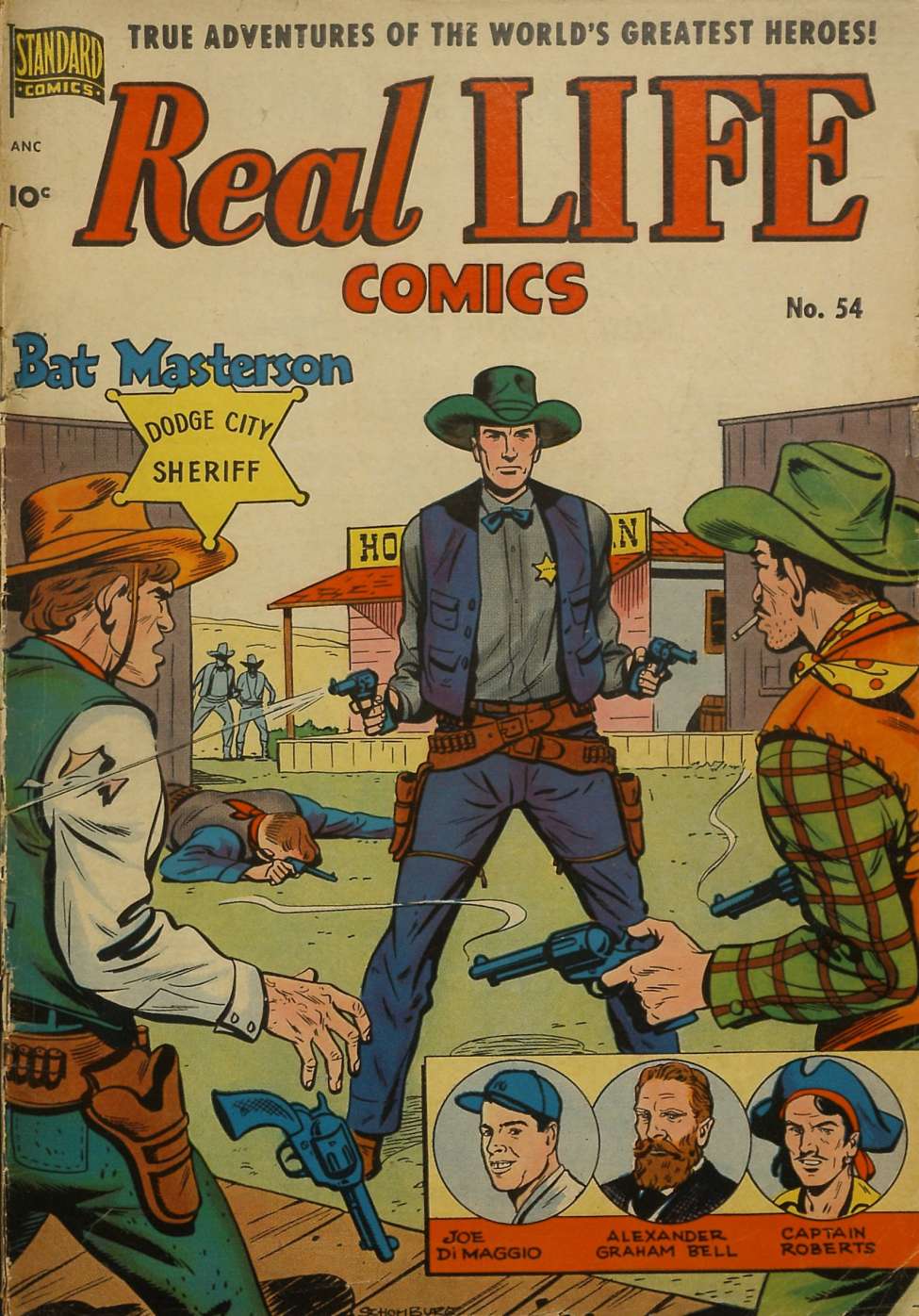Comic Book Cover For Real Life Comics 54