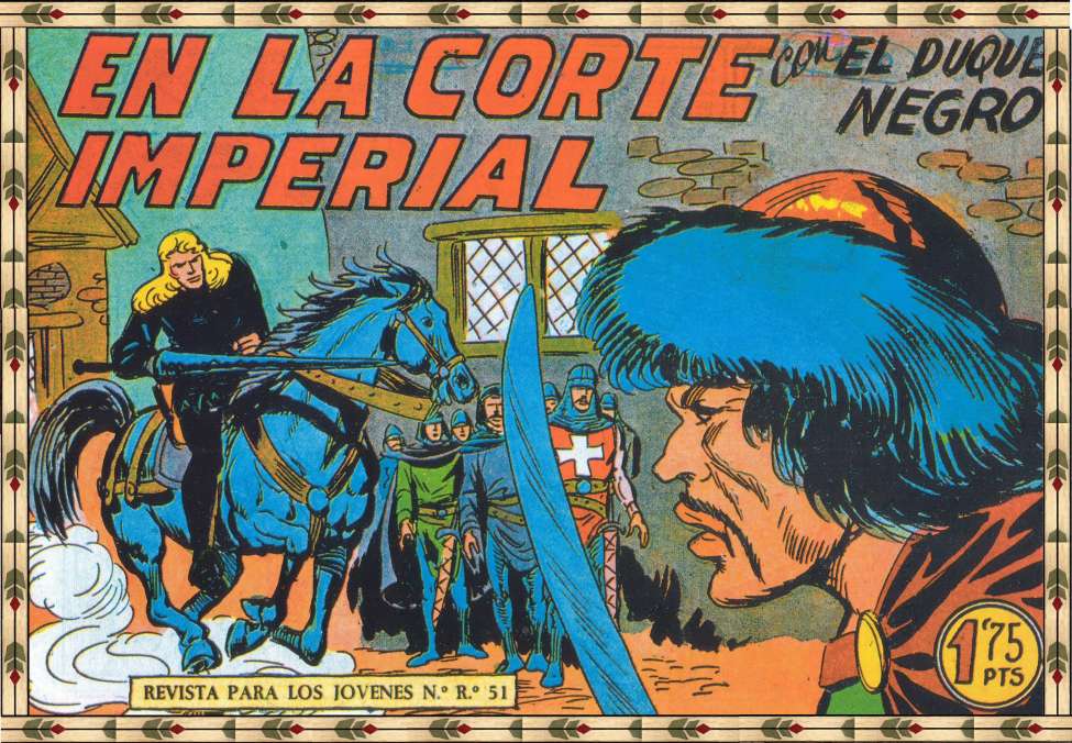 Comic Book Cover For El Duque Negro 25 - En La Corte Imperial