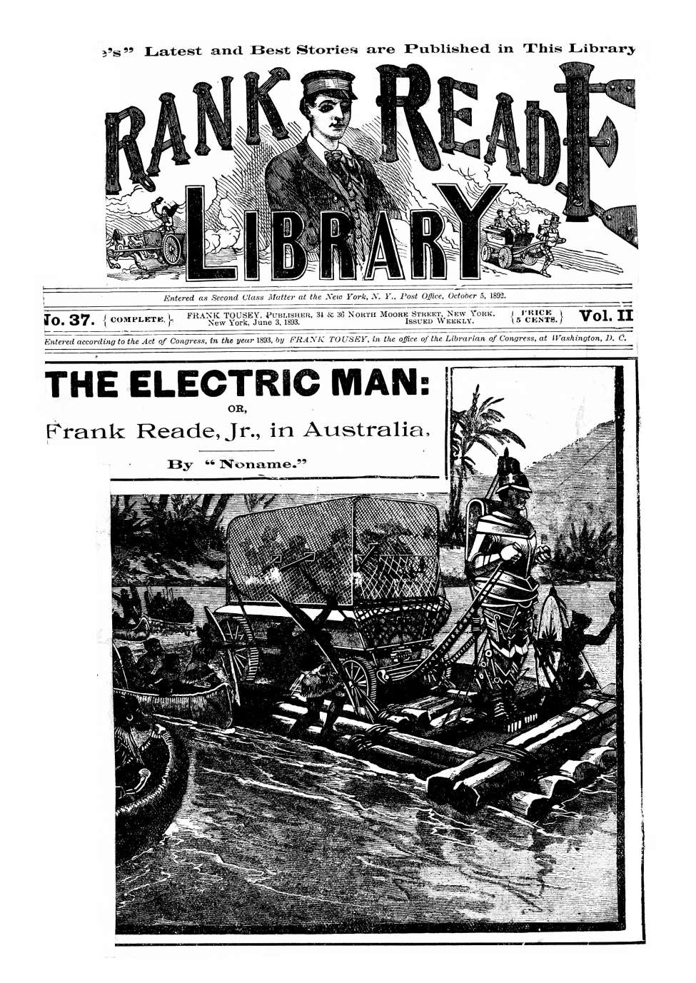 Comic Book Cover For v02 37 - The Electric Man