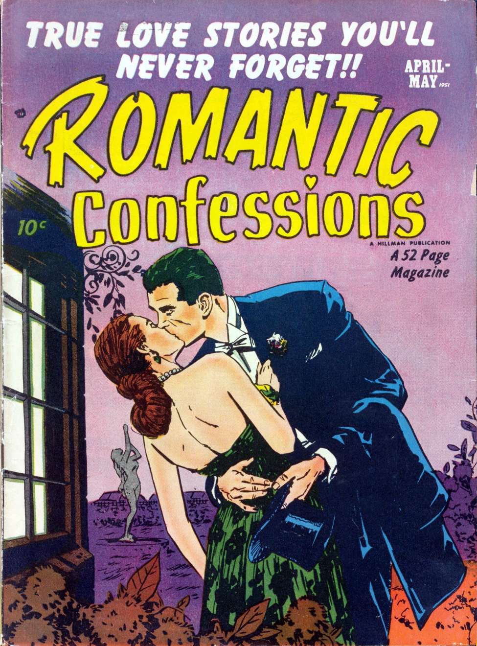 Comic Book Cover For Romantic Confessions v2 1