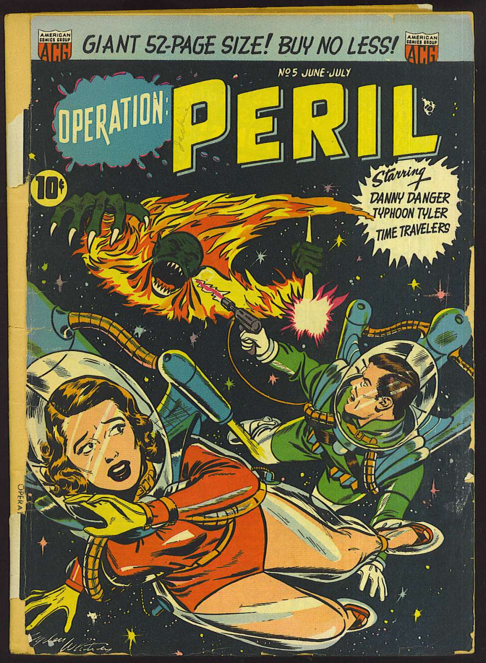 Comic Book Cover For Operation: Peril 5 - Version 1