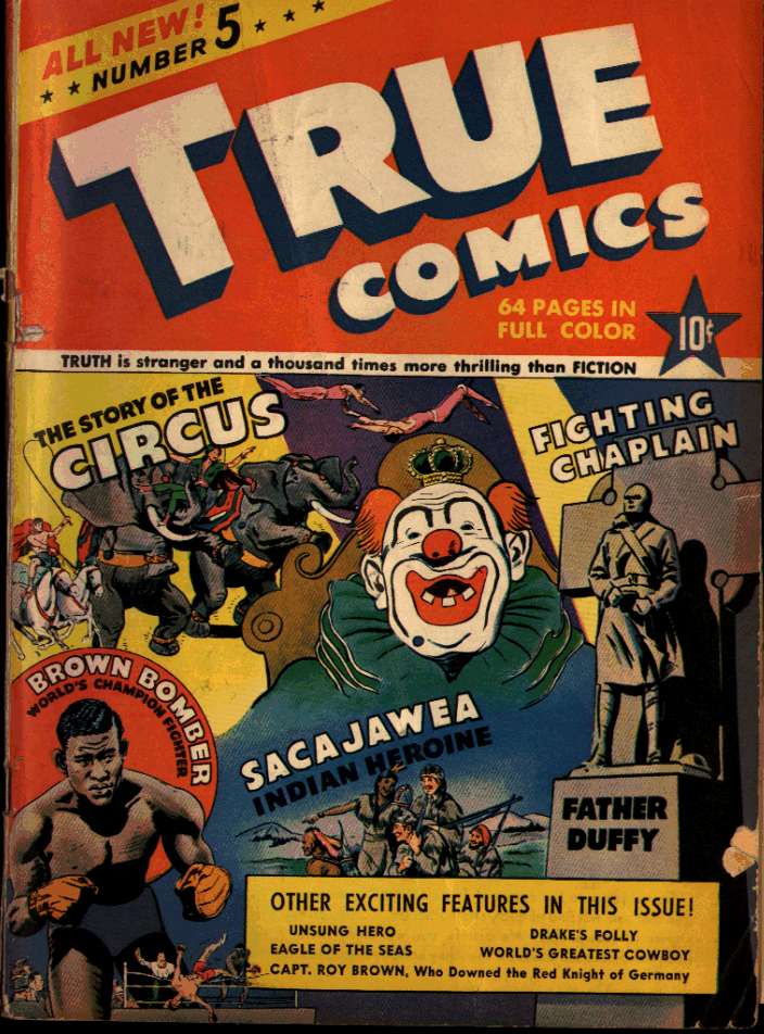 Comic Book Cover For True Comics 5 - Version 2