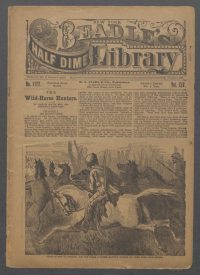 Large Thumbnail For Beadle's Half Dime Library 1122 - The Wild-Horse Hunters