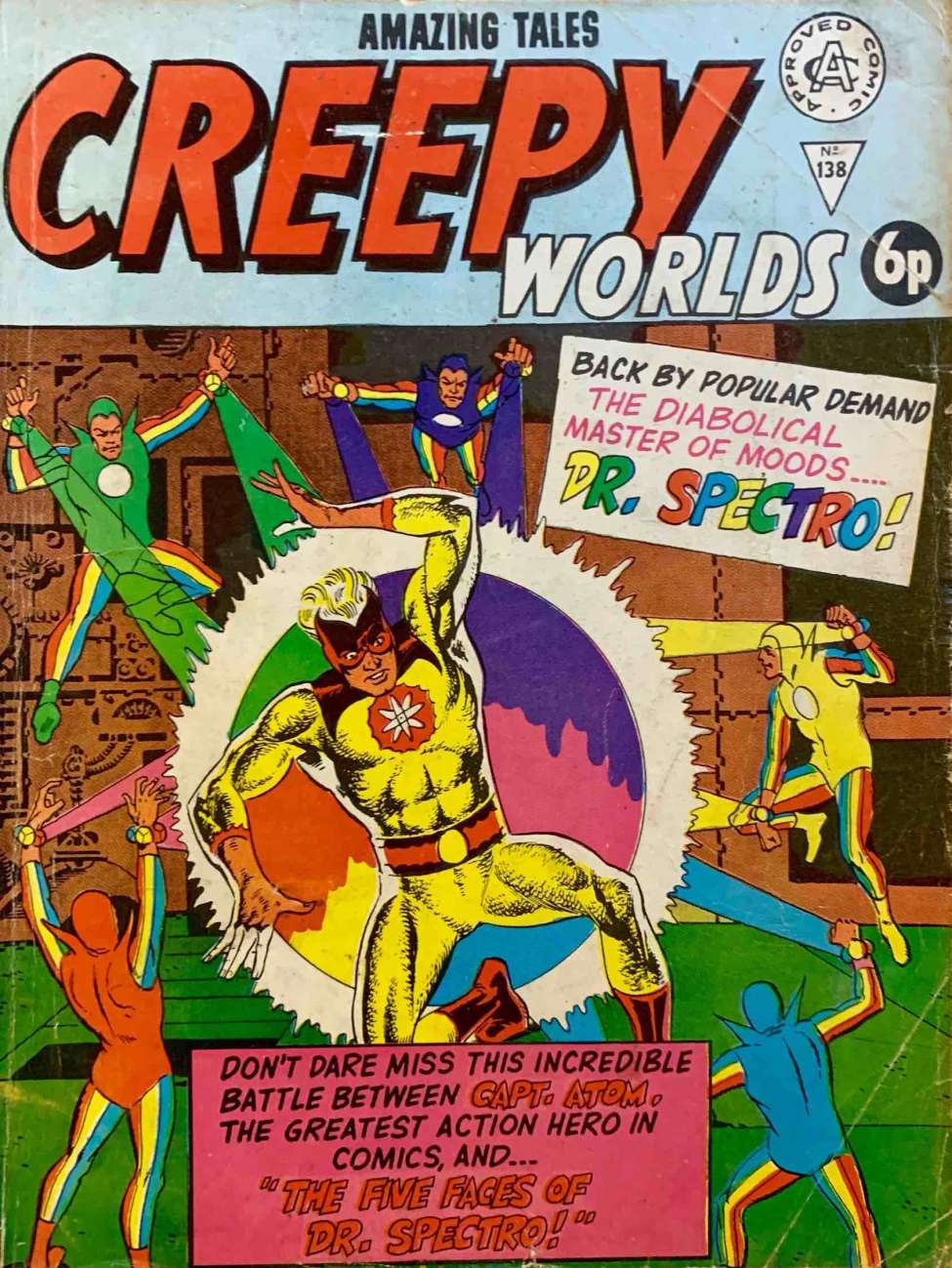 Book Cover For Creepy Worlds 138