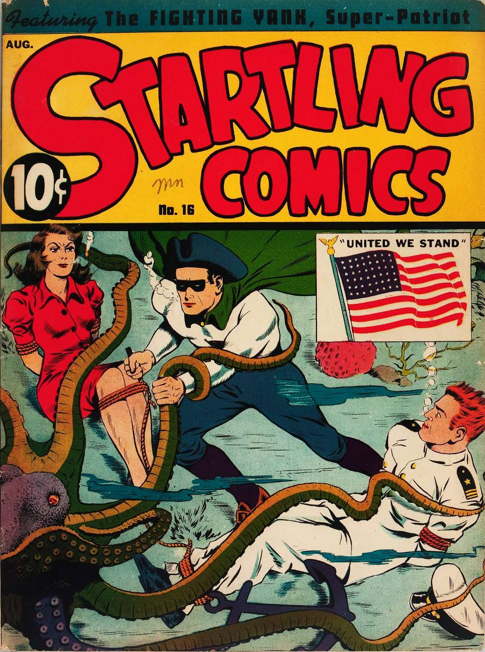 Comic Book Cover For Startling Comics 16