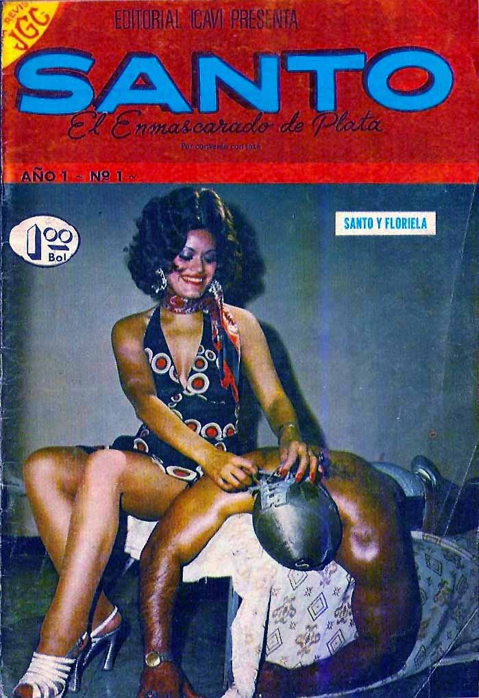 Book Cover For Santo. El Enmascarado de Plata Year. Ano 1, 1