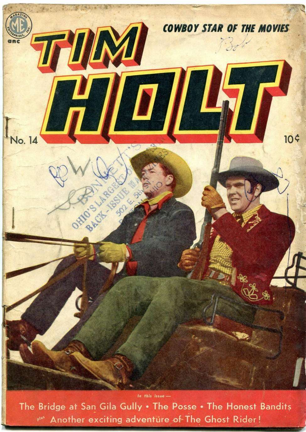 Comic Book Cover For Tim Holt 14
