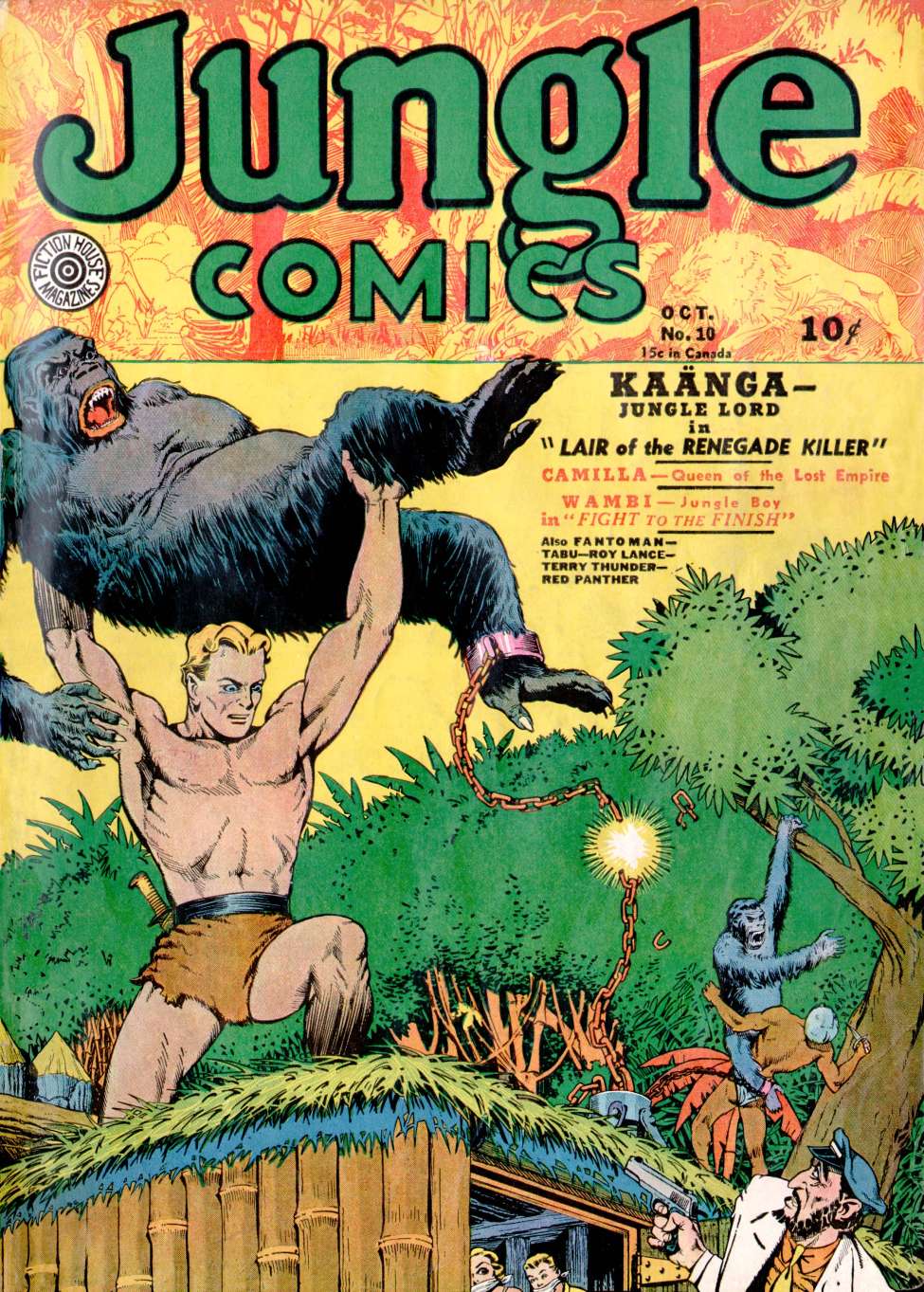 Book Cover For Jungle Comics 10 - Version 2