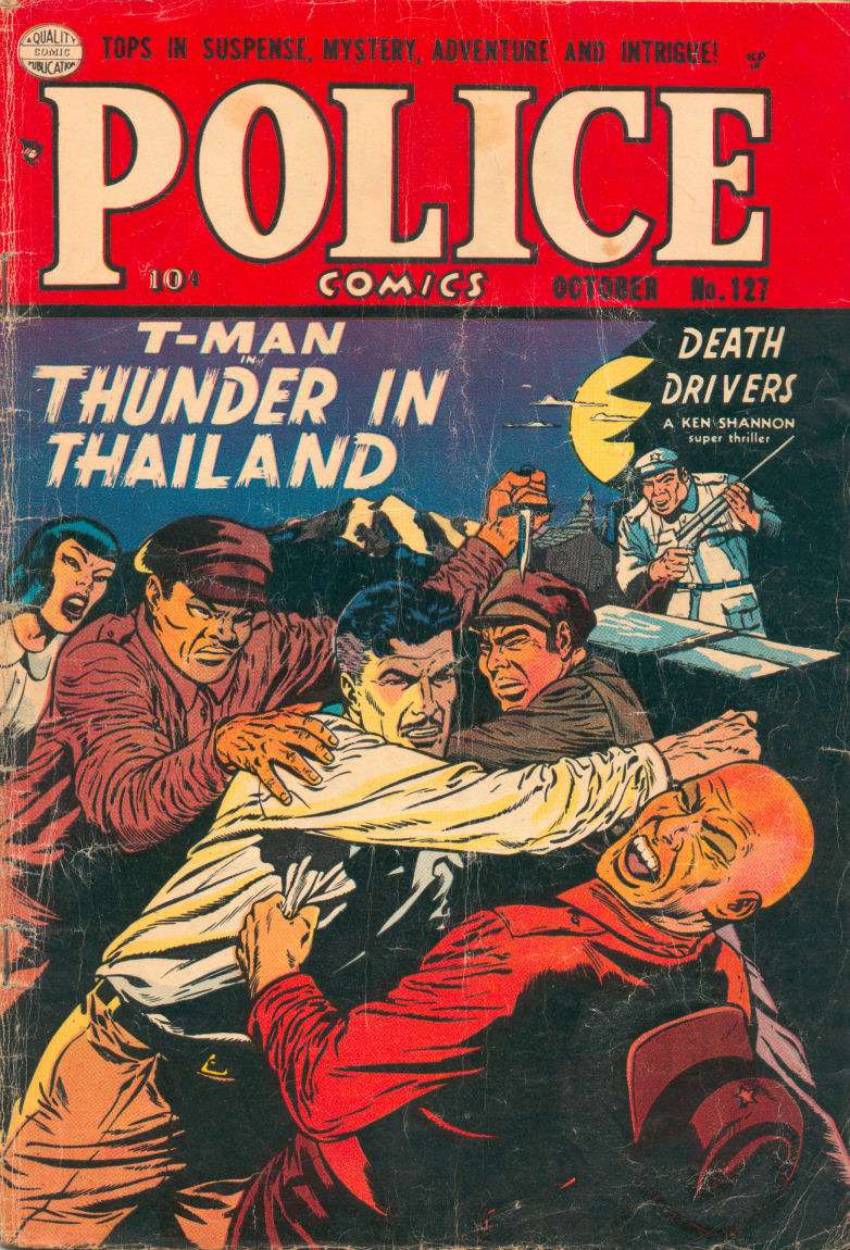 Comic Book Cover For Police Comics 127