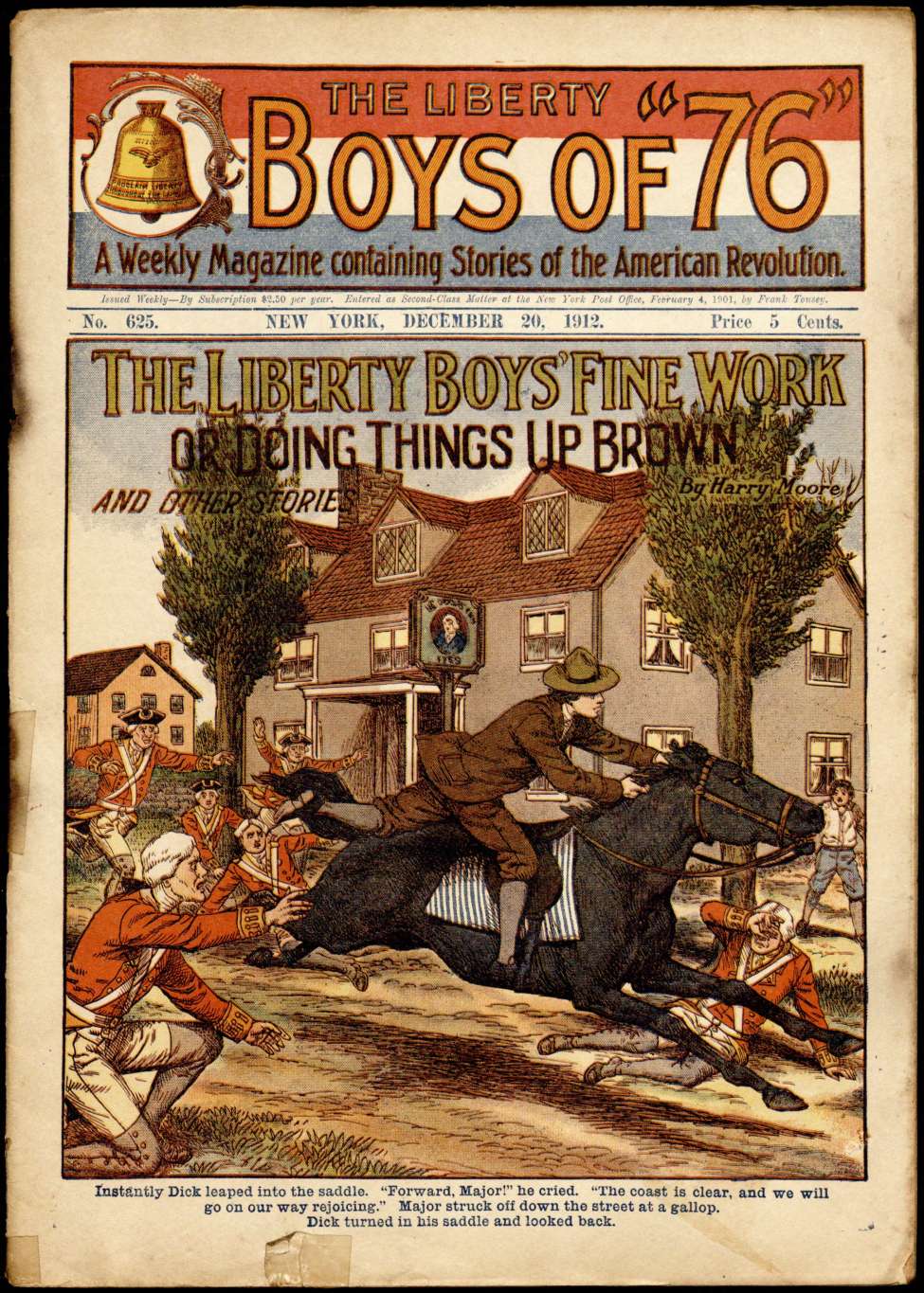 Book Cover For The Liberty Boys of 76 625 - The Liberty Boys' Fine Work