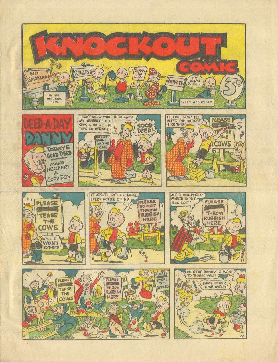 Comic Book Cover For Knockout 398