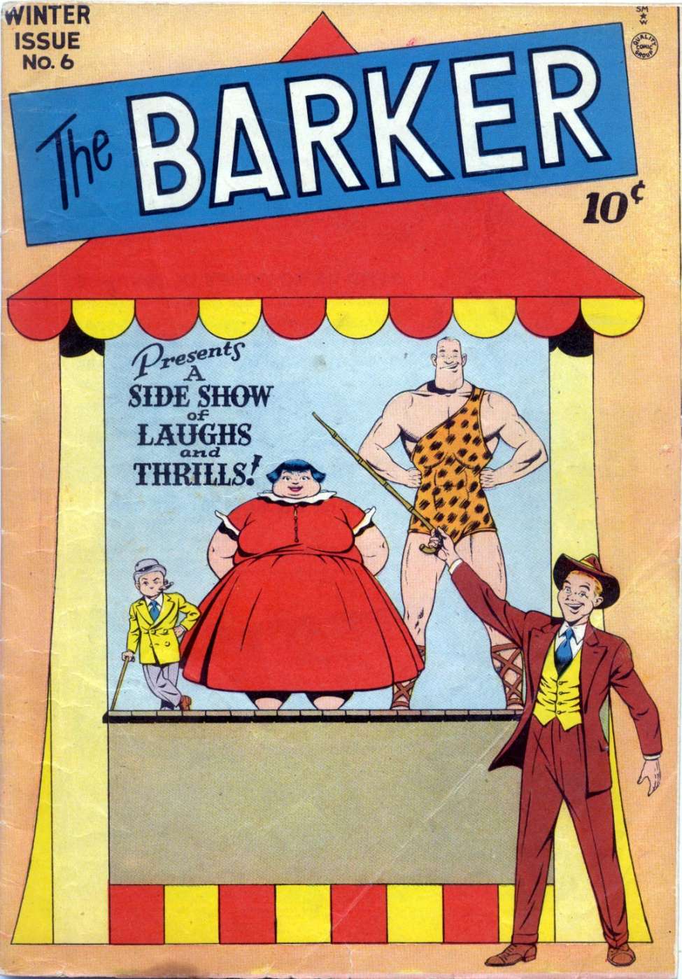 Comic Book Cover For The Barker 6