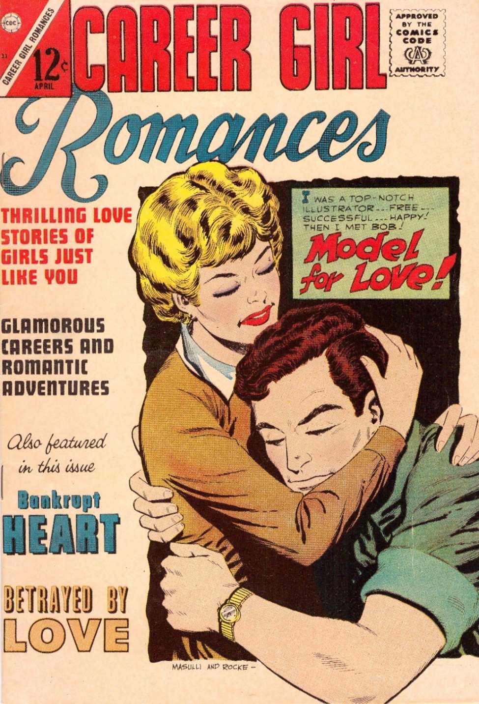 Comic Book Cover For Career Girl Romances 33