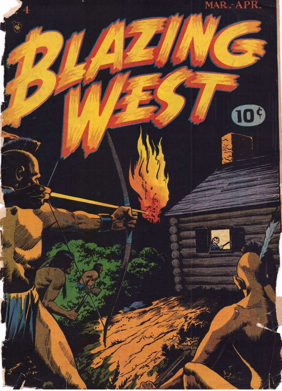 Book Cover For Blazing West 4