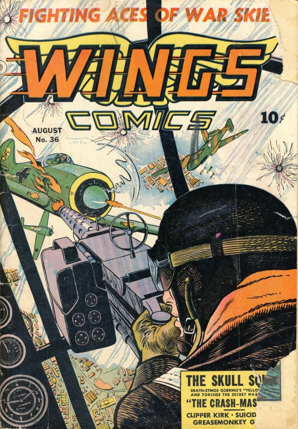 Comic Book Cover For Wings Comics 36