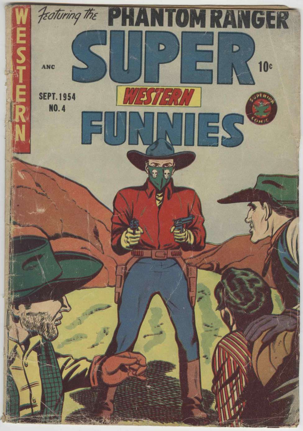 Comic Book Cover For Super Funnies 4