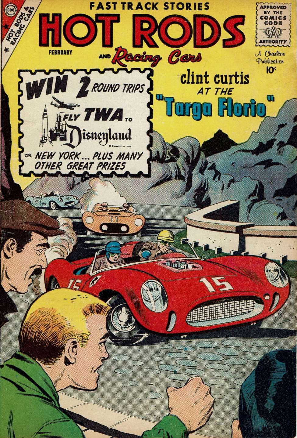 Comic Book Cover For Hot Rods and Racing Cars 44