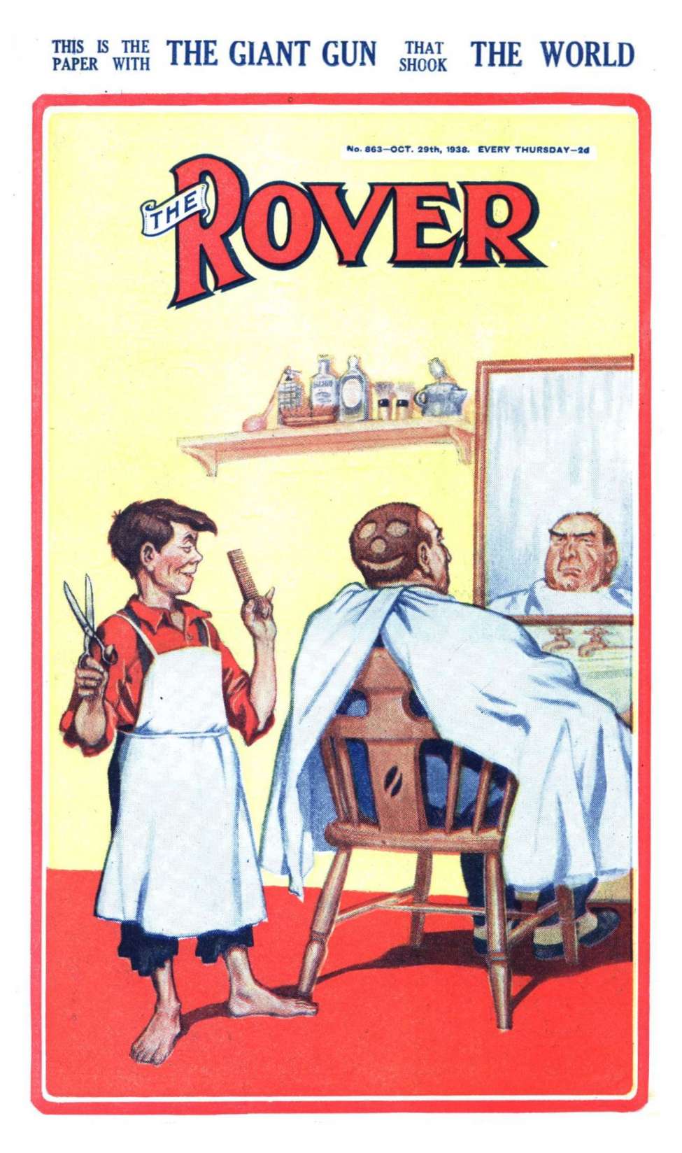 Comic Book Cover For The Rover 863