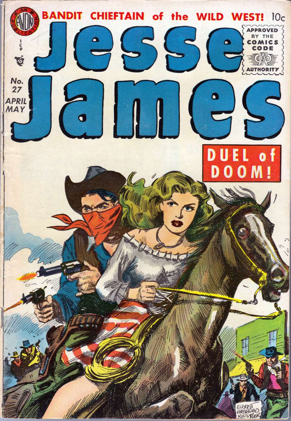 Comic Book Cover For Jesse James 27