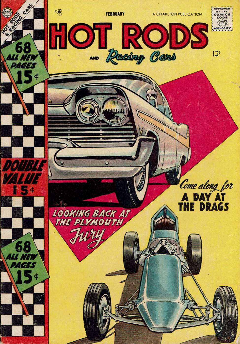 Comic Book Cover For Hot Rods and Racing Cars 34
