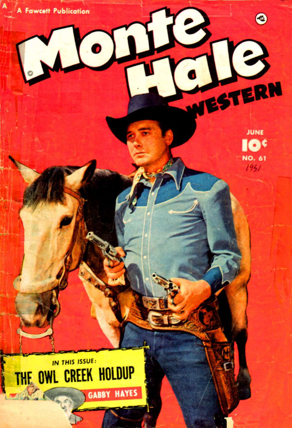 Comic Book Cover For Monte Hale Western 61