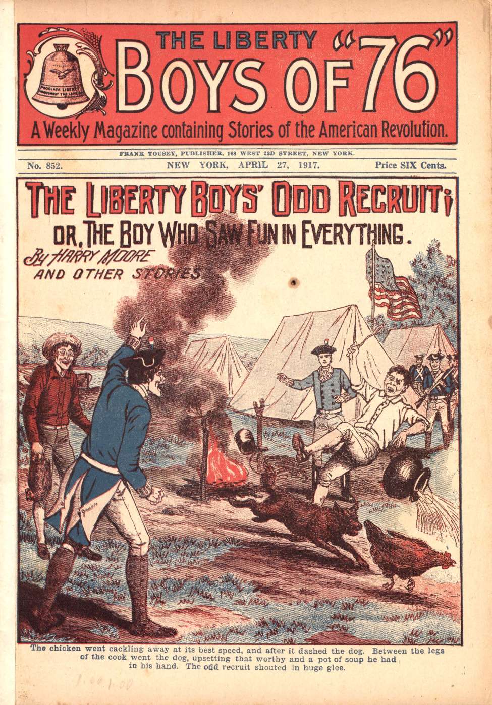Book Cover For The Liberty Boys of 76 852 - The Liberty Boys' Odd Recruit