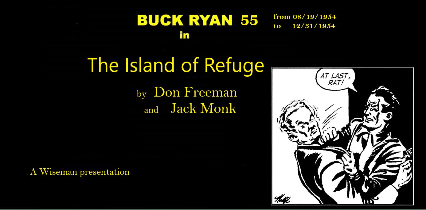 Book Cover For Buck Ryan 55 - The Island of Refuge