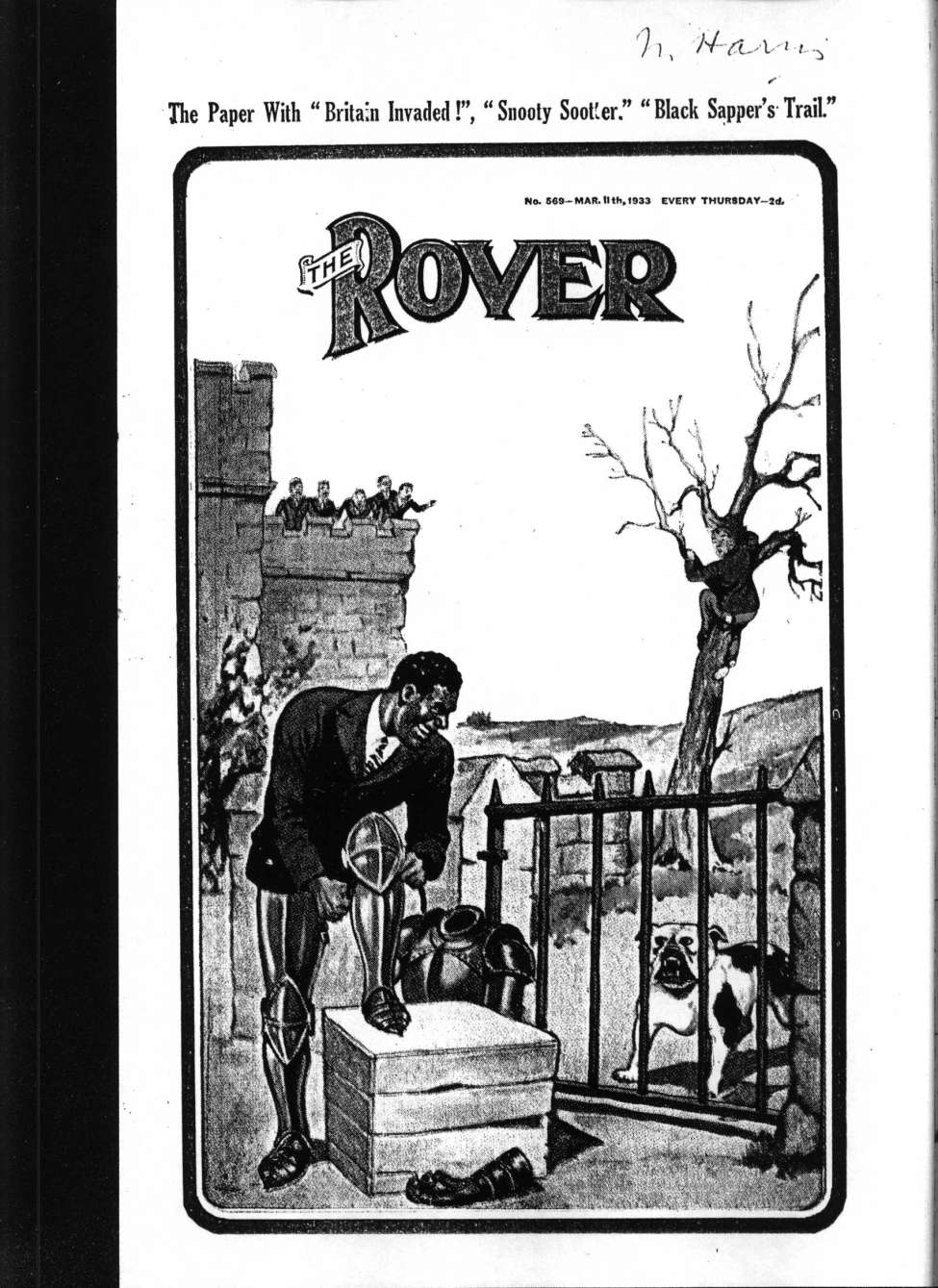 Book Cover For The Rover 569