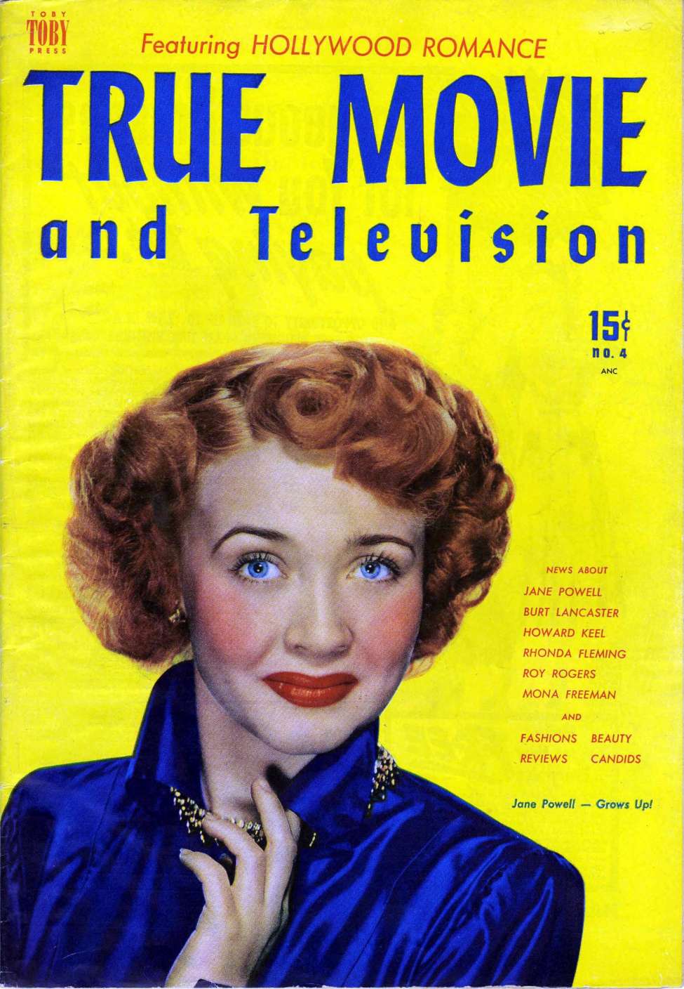 Comic Book Cover For True Movie and Television 4