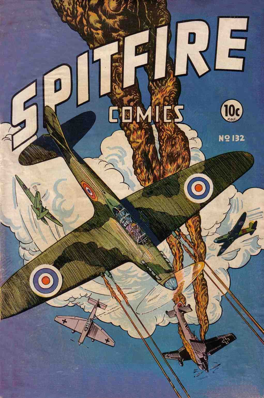 Comic Book Cover For Spitfire Comics 132