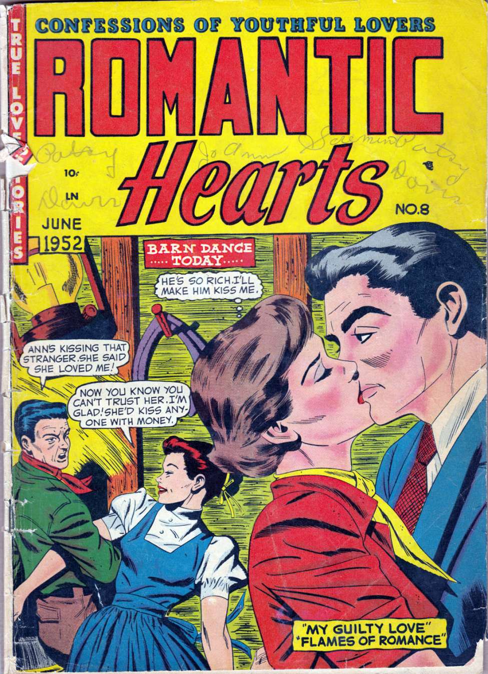 Comic Book Cover For Romantic Hearts v1 8