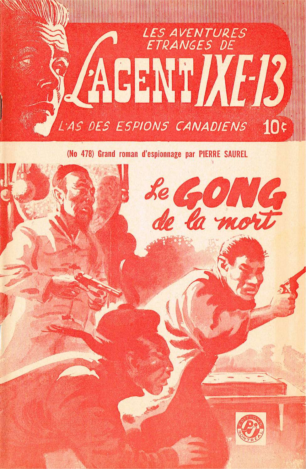 Book Cover For L'Agent IXE-13 v2 478 - Le gong de la mort