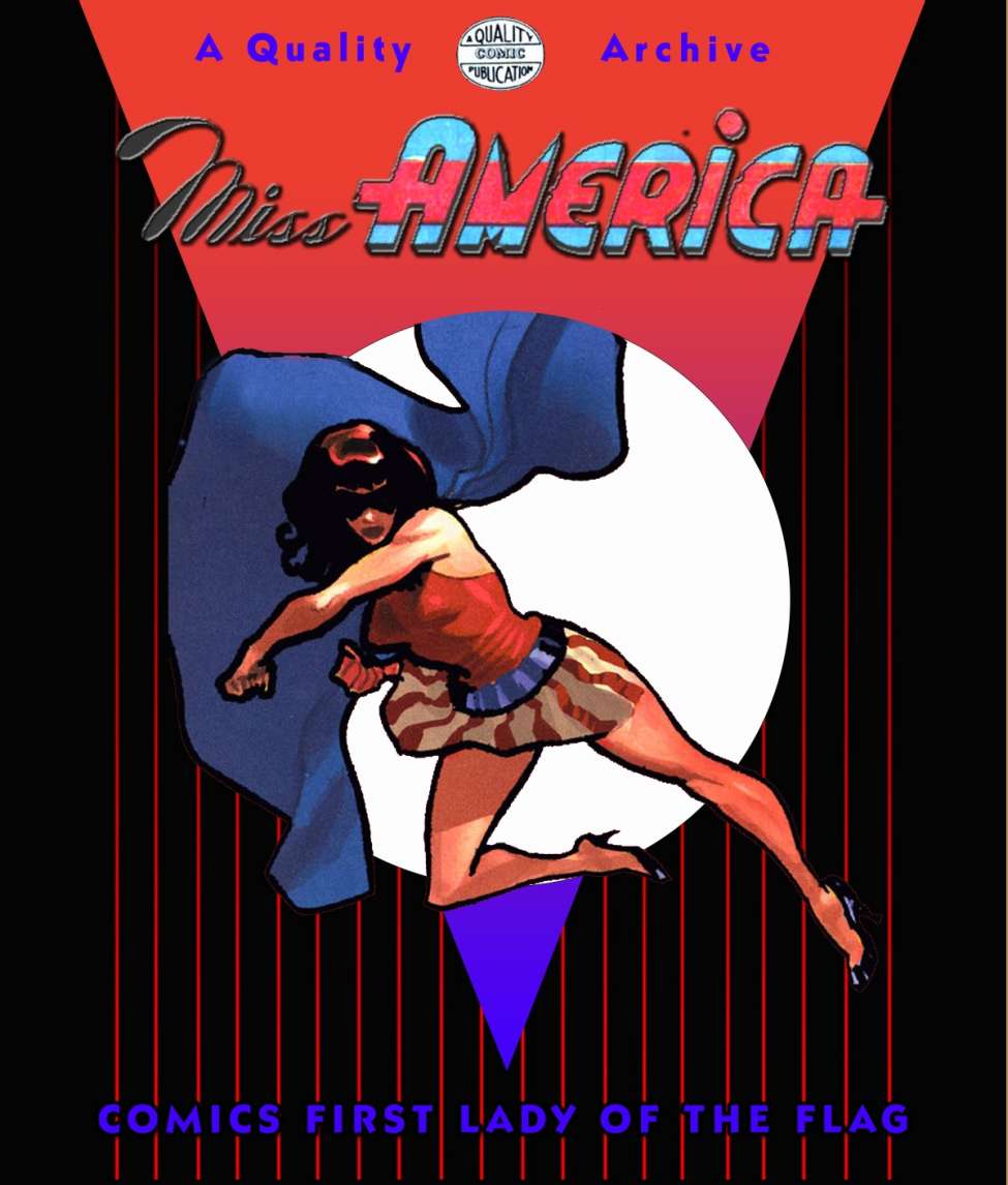 Comic Book Cover For Miss America Quality Archive