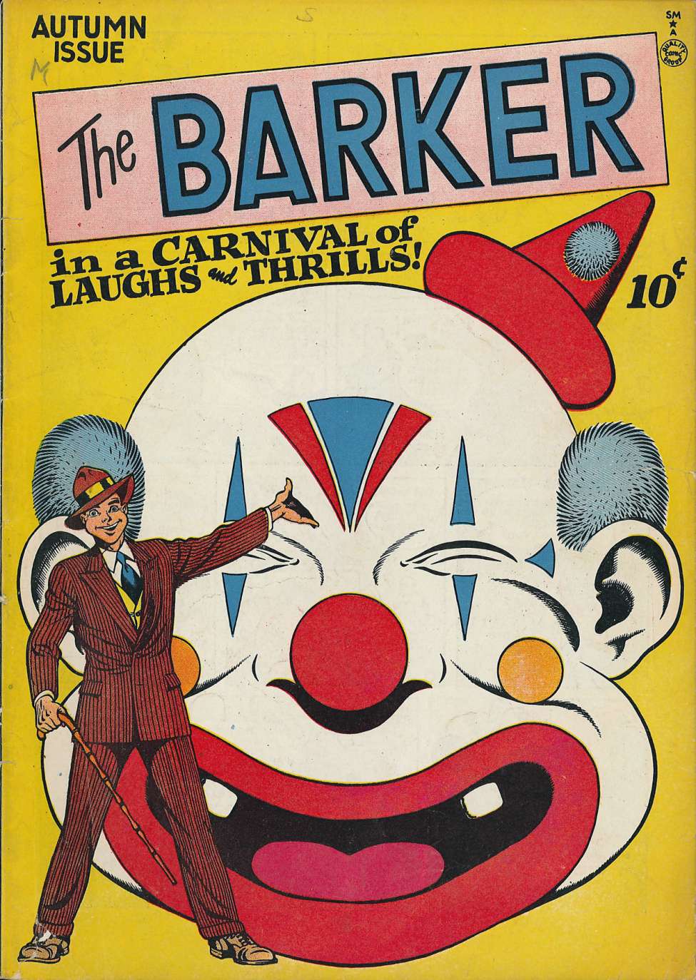 Comic Book Cover For The Barker 1