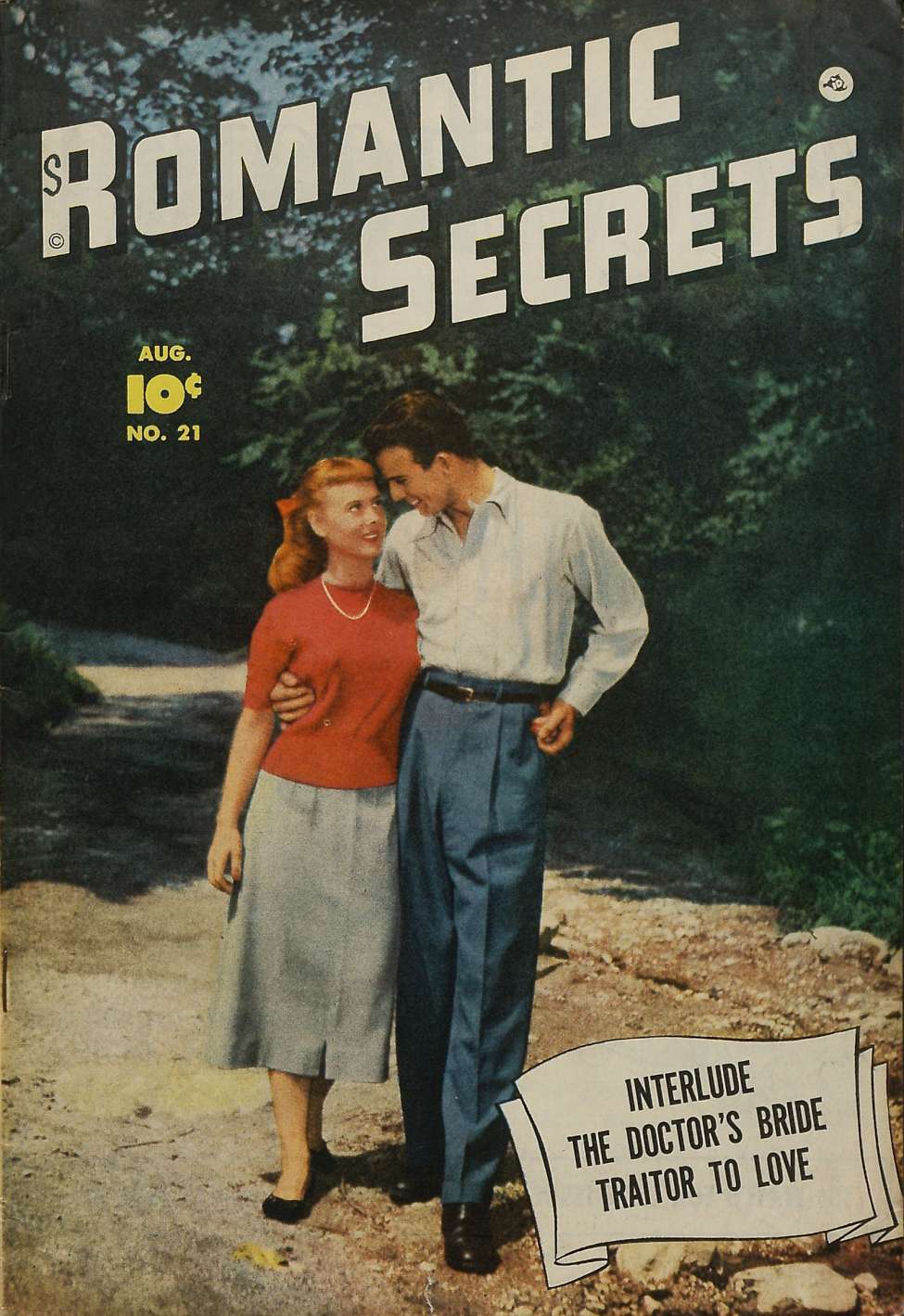 Comic Book Cover For Romantic Secrets 21