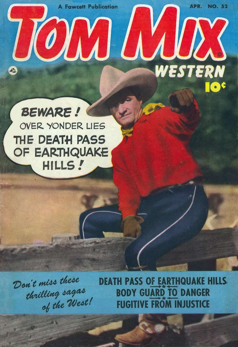 Book Cover For Tom Mix Western 52