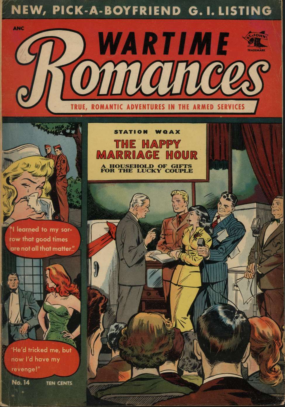 Comic Book Cover For Wartime Romances 14