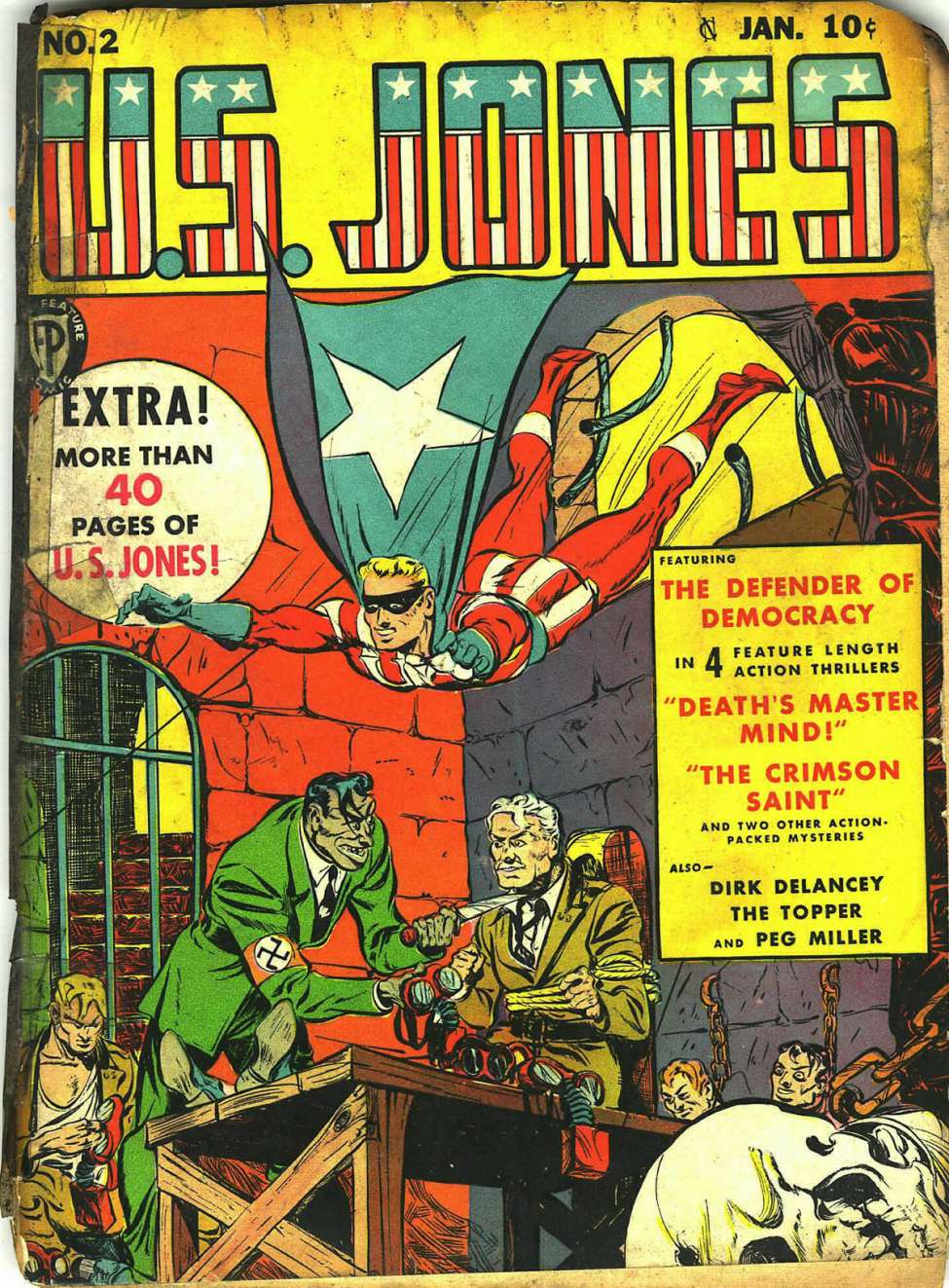 Comic Book Cover For U.S. Jones 2