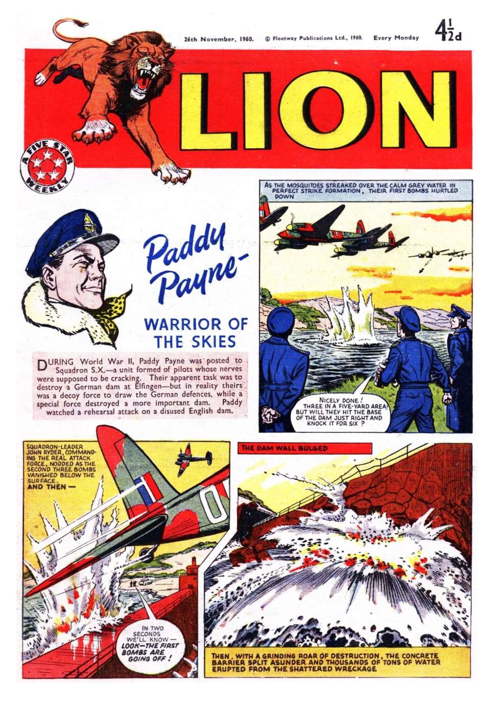 Comic Book Cover For Lion 451