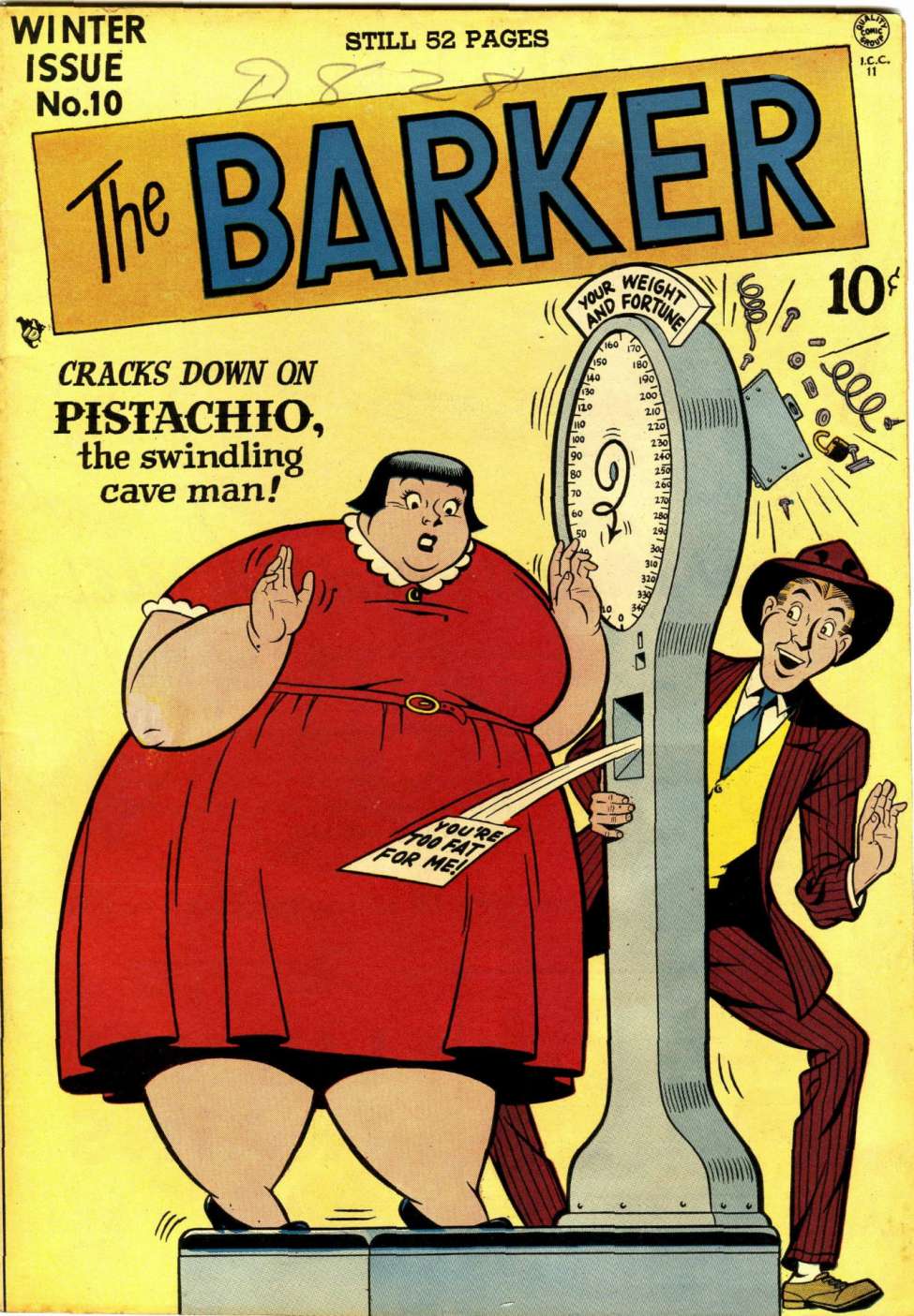 Comic Book Cover For The Barker 10 (alt) - Version 2