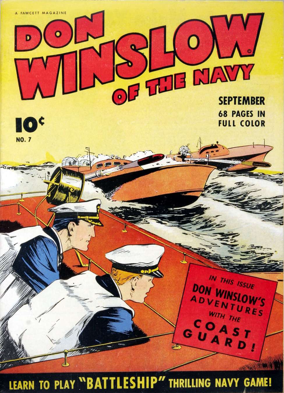 Comic Book Cover For Don Winslow of the Navy 7