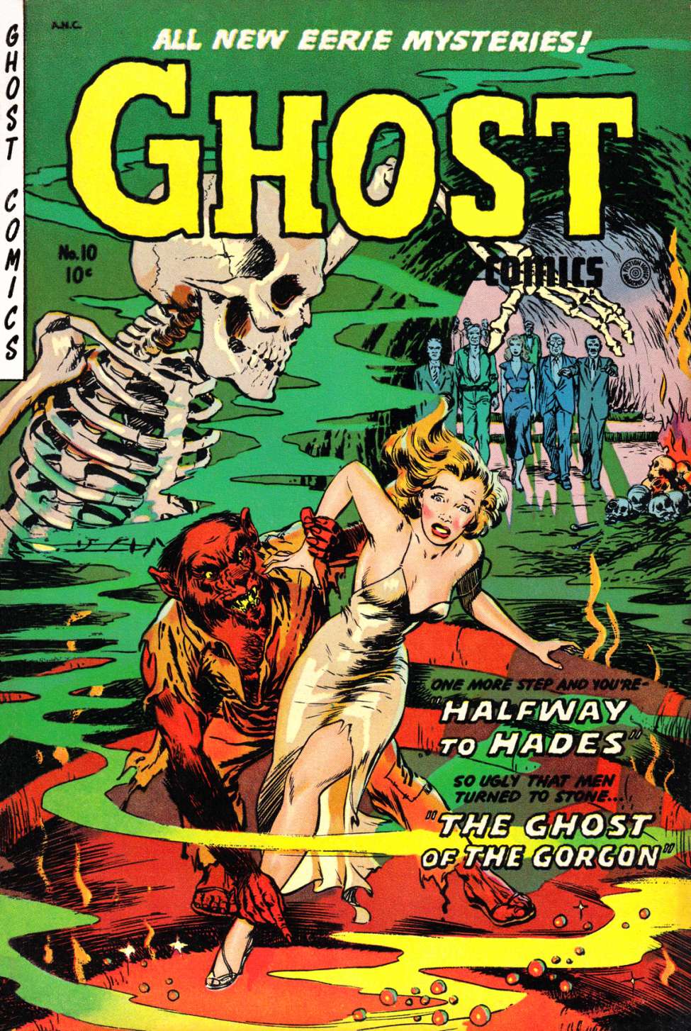 Comic Book Cover For Ghost Comics 10