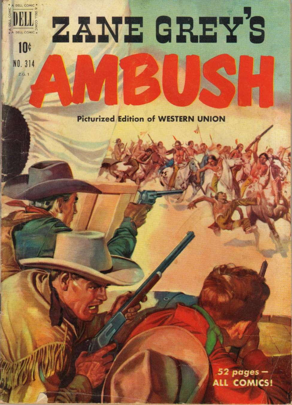 Comic Book Cover For 0314 - Zane Grey's Ambush