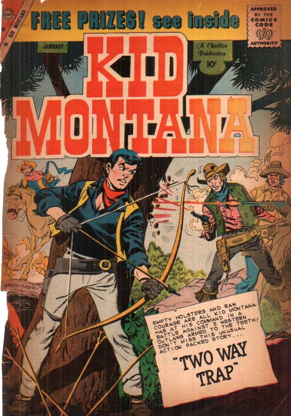 Comic Book Cover For Kid Montana 21